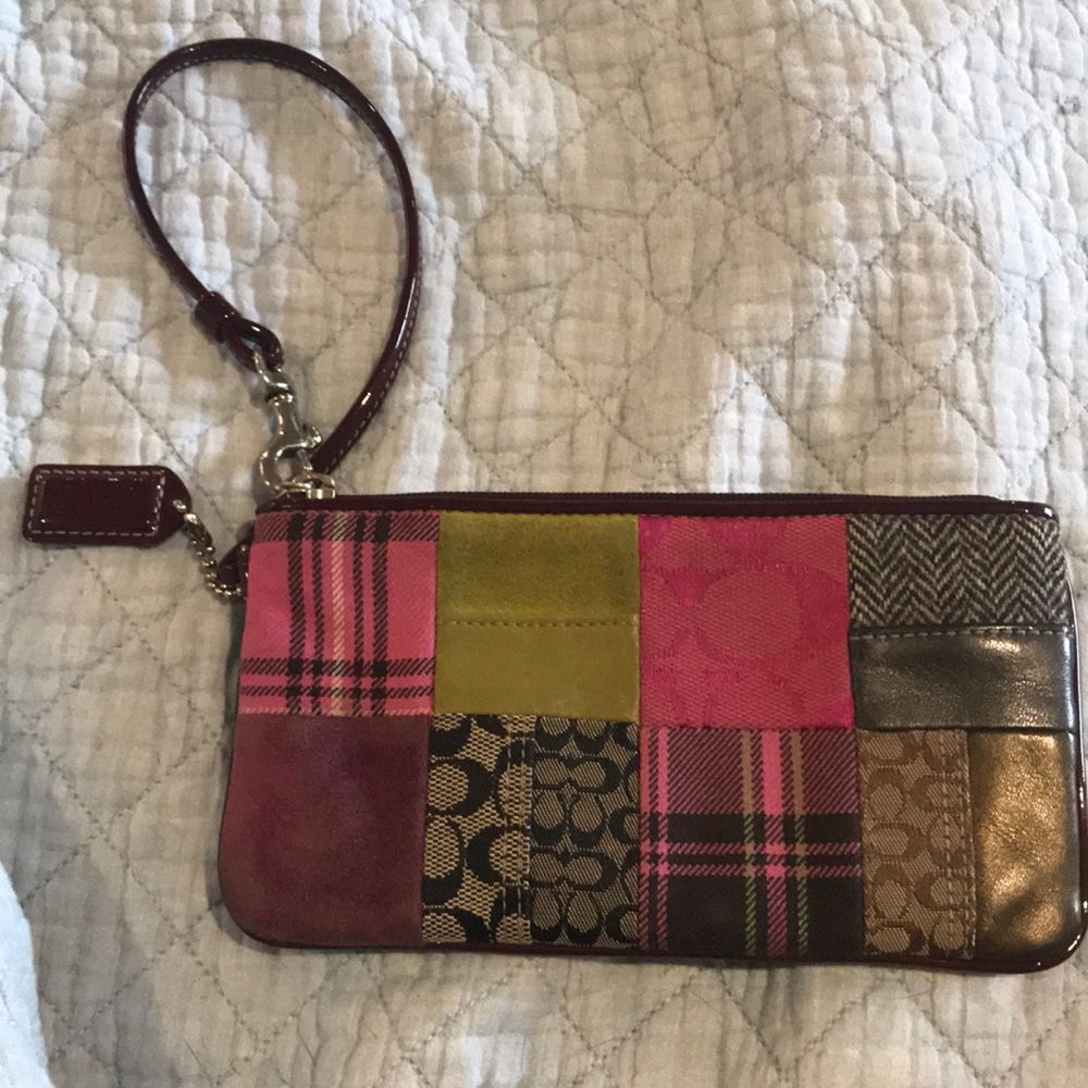 Coach mini wristlet